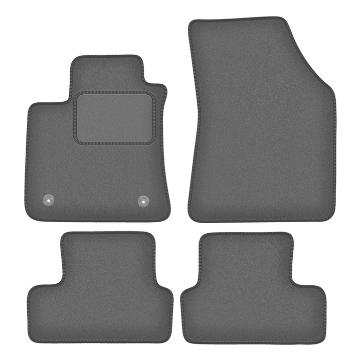 Set covorase auto, 4 bucati, presuri auto, pentru: Renault Megane IV (2015-) Grand-Coupe, liftback, station wagon, grandtour, coupe, GT grafit, Wielganizator