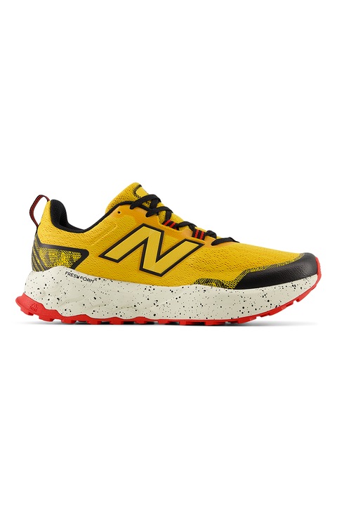 New Balance, Pantofi cu logo pentru alergare Garoi, Negru/Galben sofran