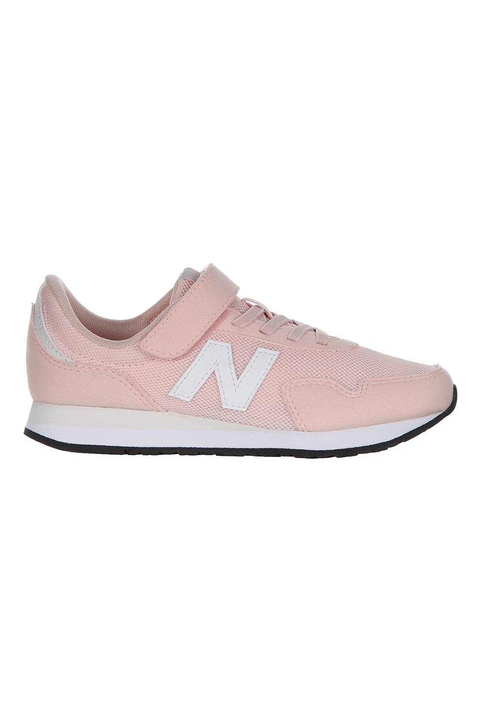 New Balance, 323 Pantofi sport cu velcro, Gri deschis, Alb optic, 28 EU