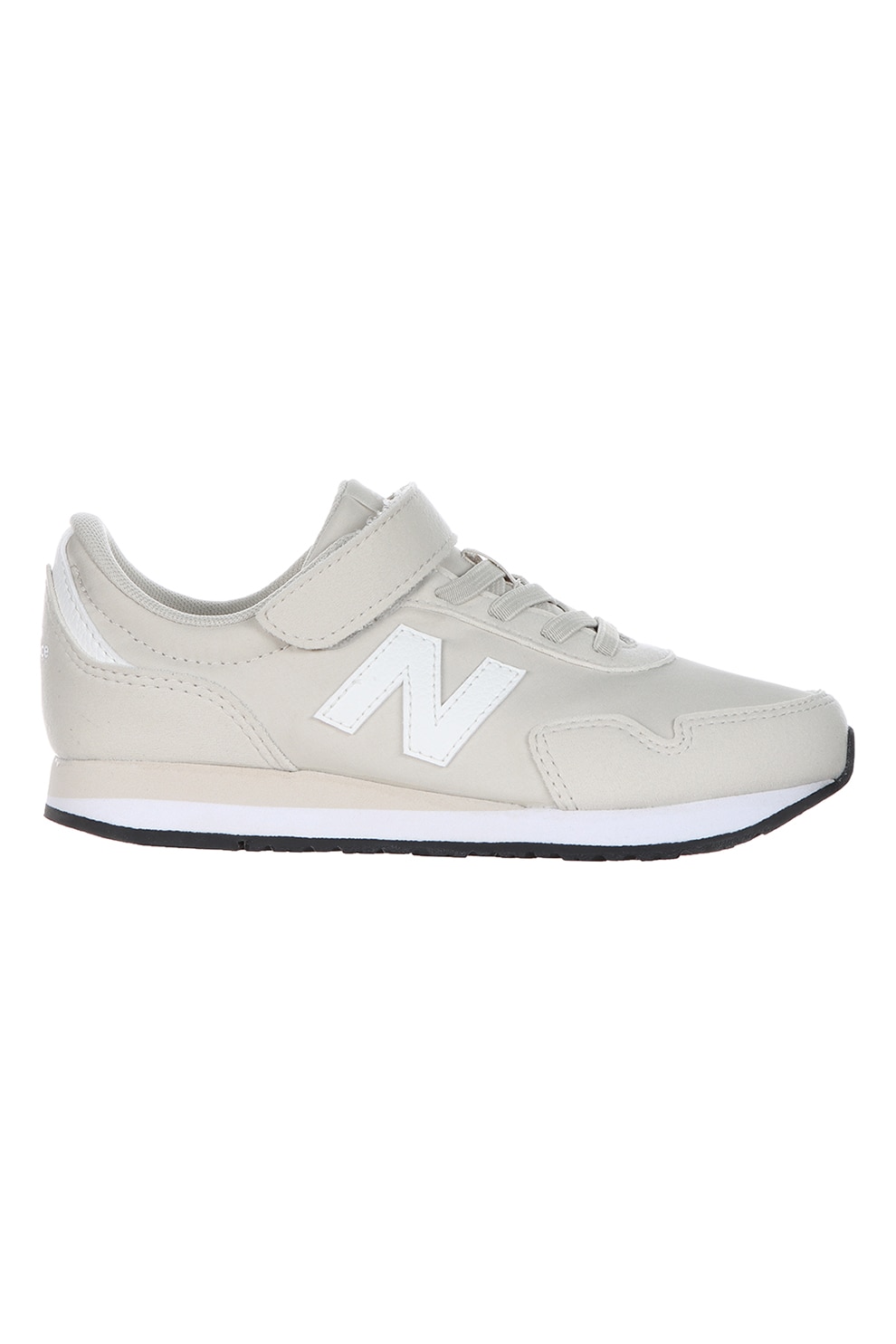 New Balance, 323 Pantofi sport cu velcro, Gri deschis, Alb optic, 29 EU