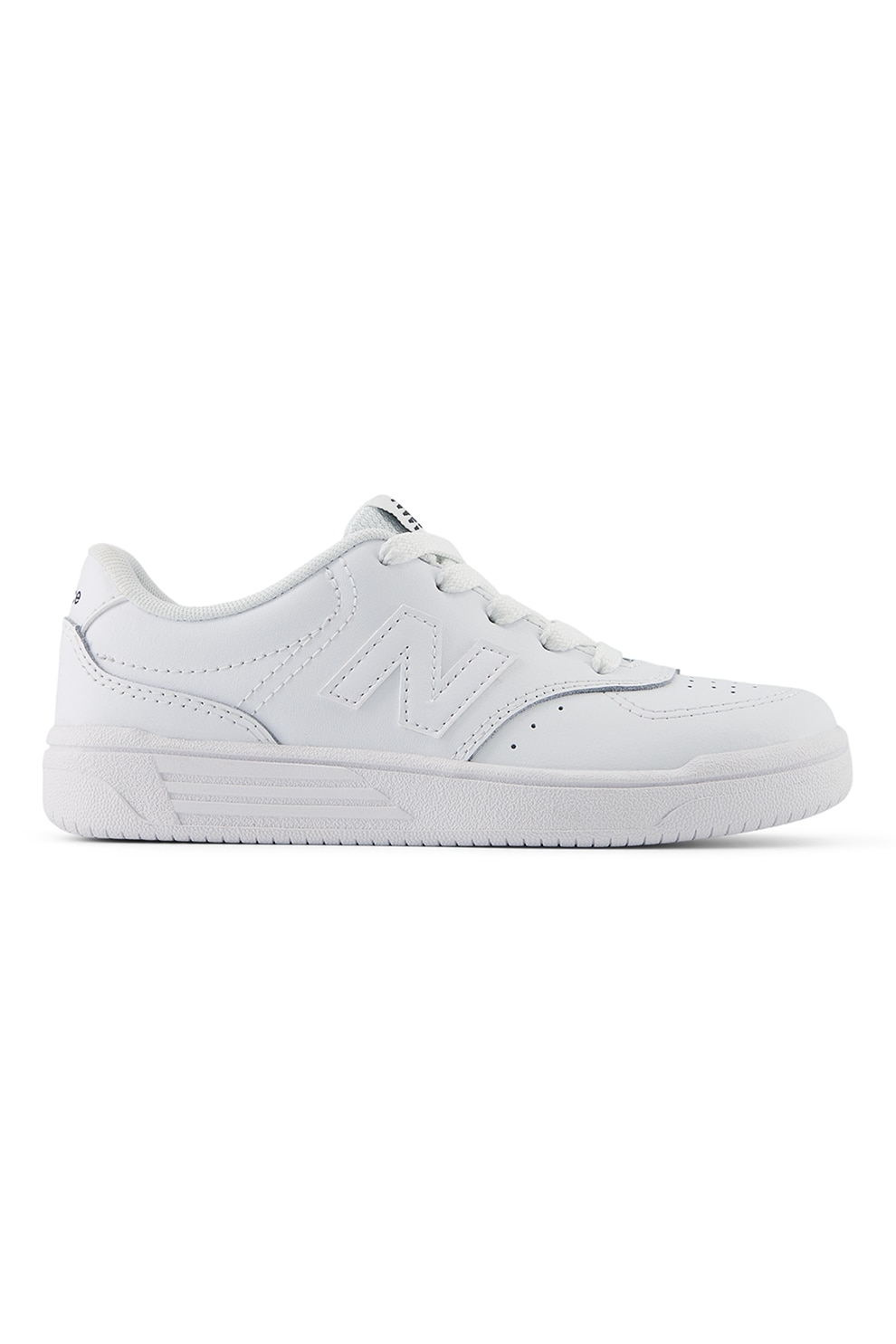 New Balance, 80 Pantofi sport low-cut de piele ecologica, Alb optic, 31 EU