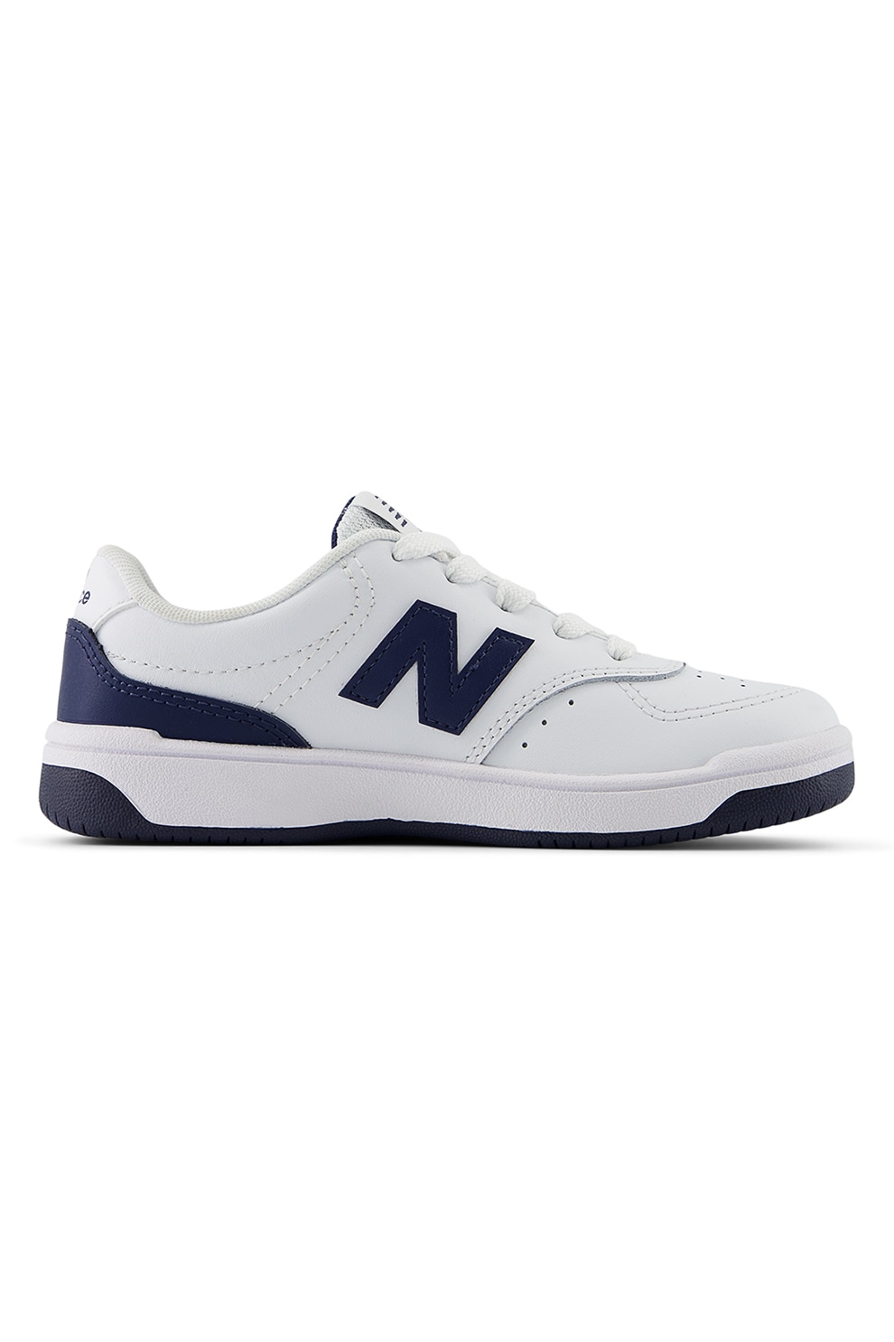 New Balance, 80 Pantofi sport low-cut de piele ecologica, Albastru inchis, Alb optic, 29 EU