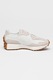 New Balance, Спортни обувки 327 с кожа и велур, Слонова кост/Лилав