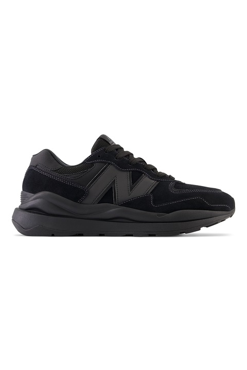 New Balance, Спортни обувки 57/40 с велур, Черен