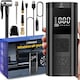 Compresor Auto Portabil, 3 in 1, BRAGUS, Baterie 6000mAh Tip Baterie Externa, Ecran Digital, Manometru, Lanterna LED, 150PSI, Debit 20L, Pompa Aer Masina, 4 Accesorii, Incarcare USB, Umflare Roti, Minge, Bicicleta, Usor de Utilizat, Oprire Automata, Negru