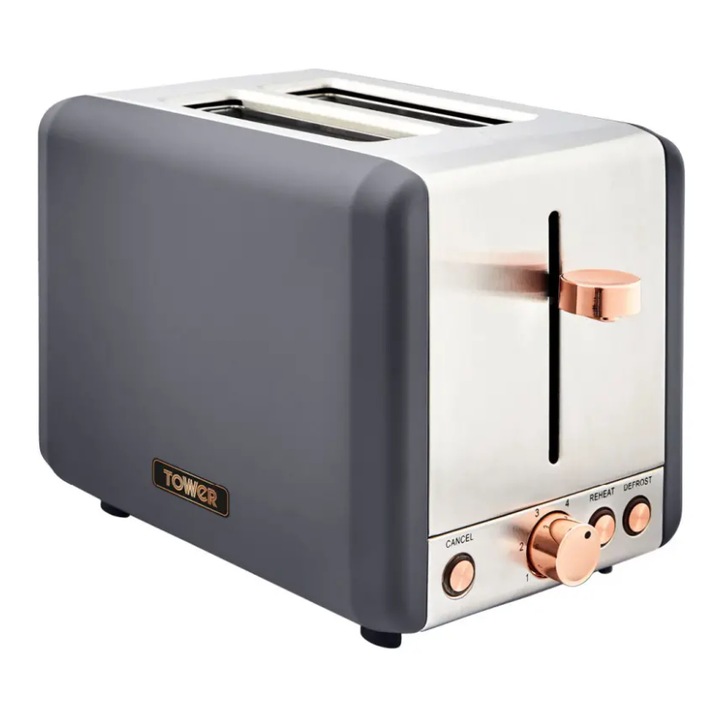 Тостер Tower Cavaletto T20036RGG Размразяване 850W