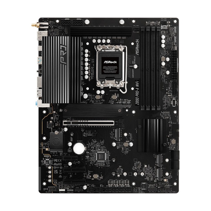 ASRock LGA1851 Z890 PRO-A WIFI alaplap (90-MXBP60-A0UAYZ)