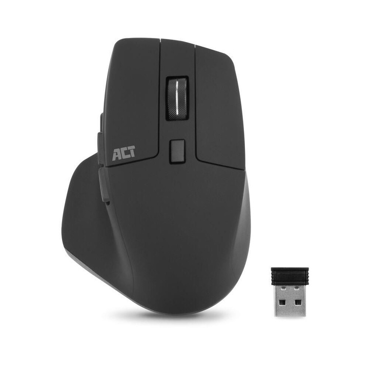 Mouse wireless ACT AC5151, 2400DPI, negru