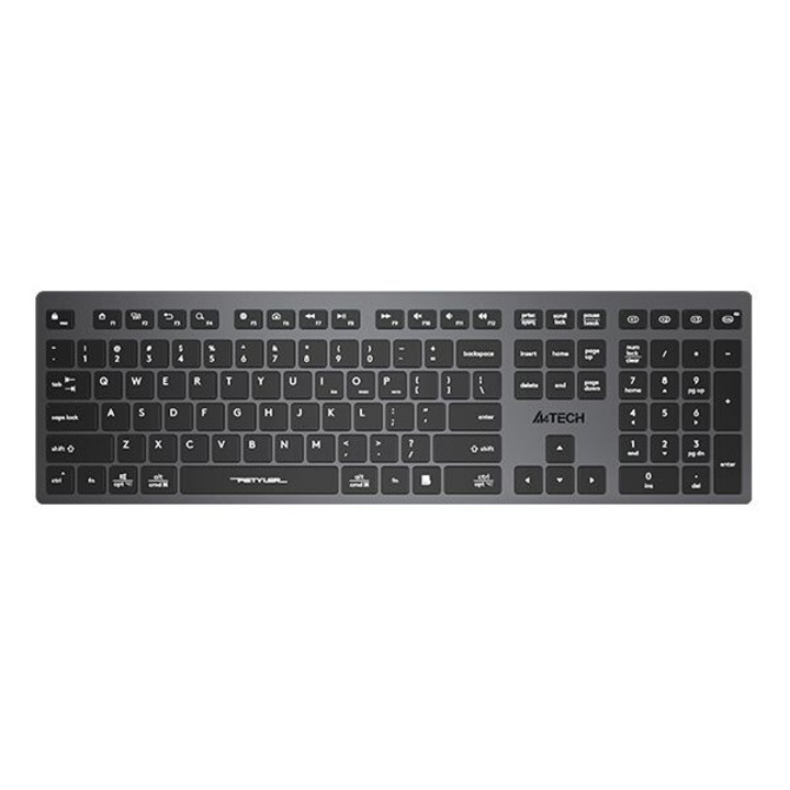 Vezeték nélküli billentyűzet A4Tech FBX50C Bluetooth, fekete