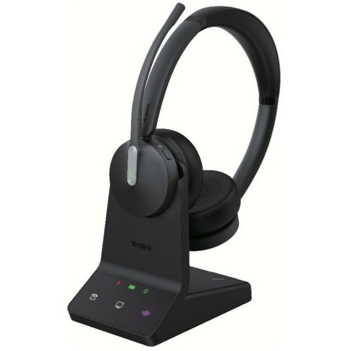 Casti wireless Yealink WH64 Hybrid Dual UC, Bluetooth/DECT, negru