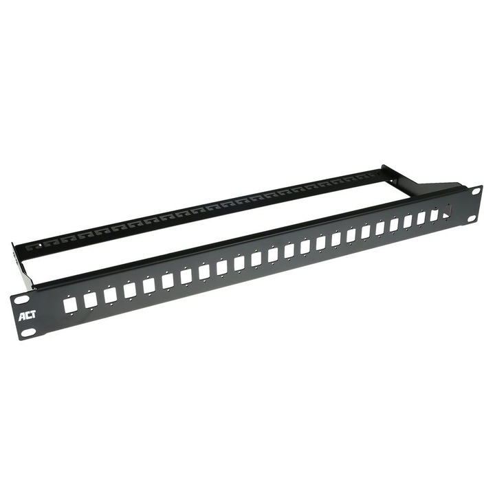 ACT 24-port Patch Panel 1U Black, 276526, Patch panel