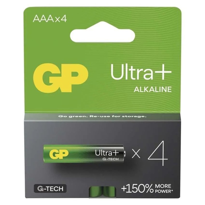 Baterii GP AAA Alkali, 4buc/set