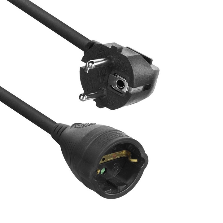 Prelungitor ACT 10m, negru, 1xDIN