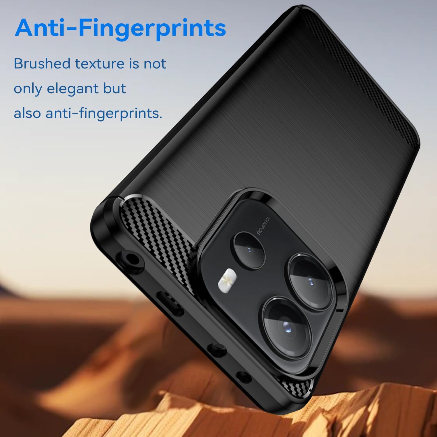 Husa pentru Xiaomi Redmi Note 14 4G Carbon Liquid Silicone Negru
