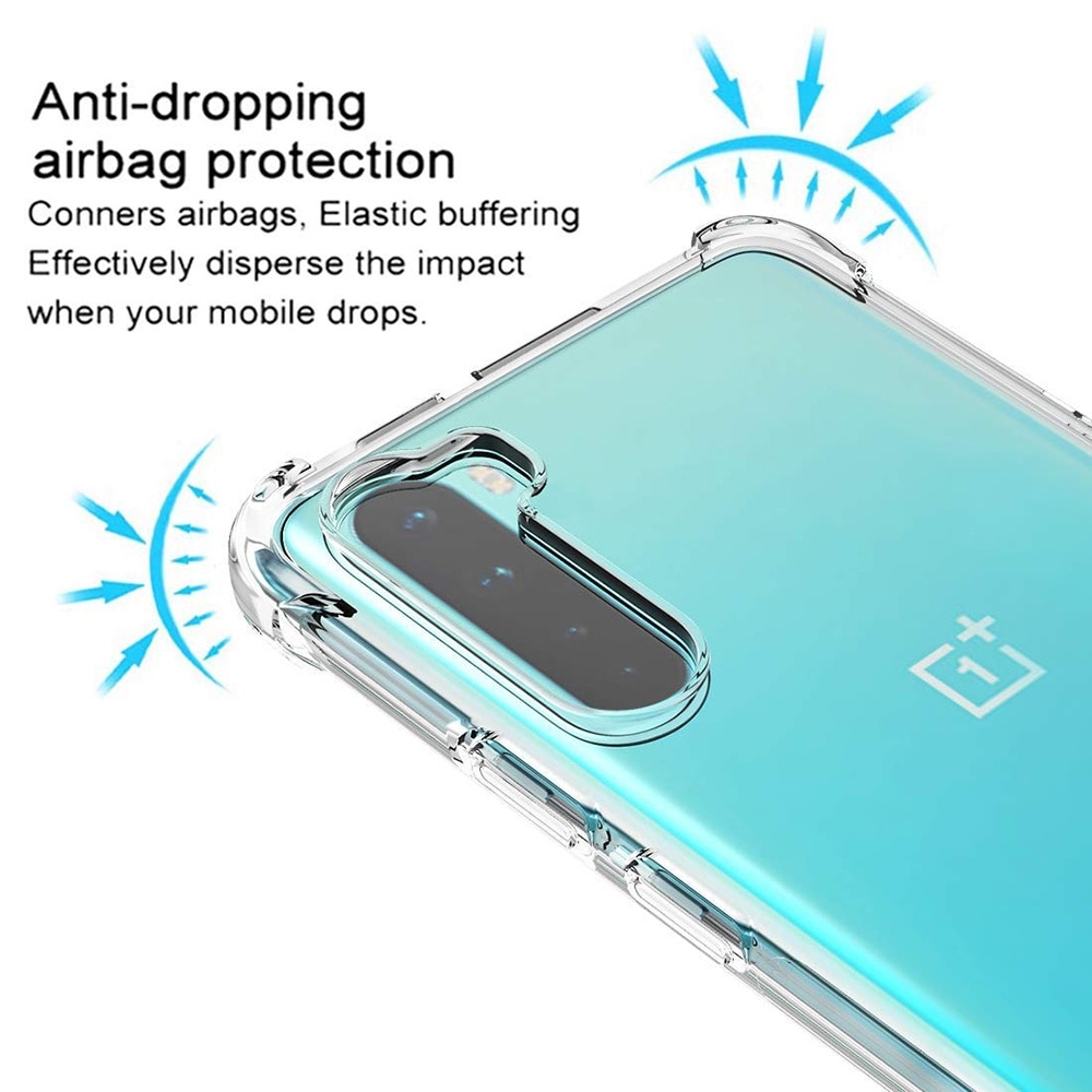 Husa pentru OnePlus Nord 5G - Shockproof Clear Silicone - Clear