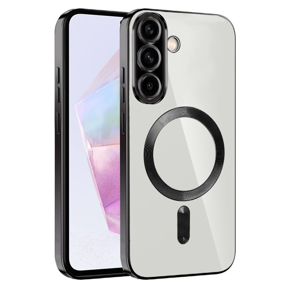 Husa pentru Samsung Galaxy A36 cu MagSafe si protectie pentru lentile anti-shock 1.5 mm transparent - Negru