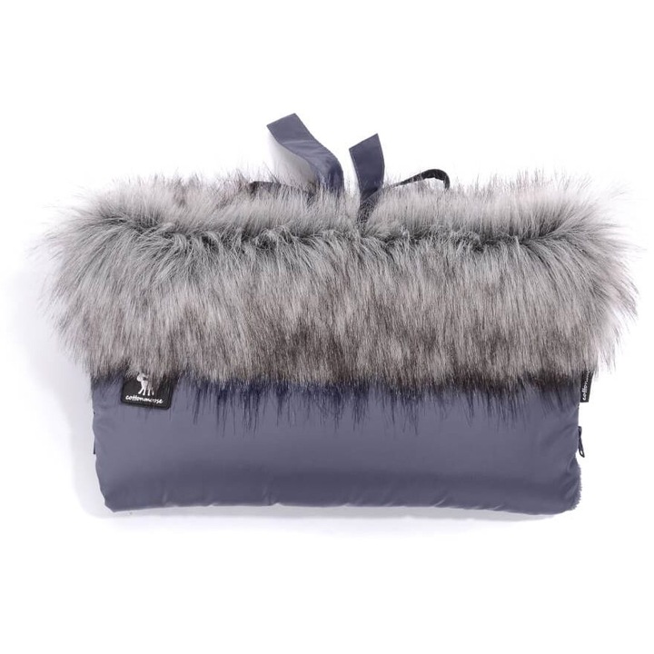 Mufa universala Cottonmoose, caldura, impermeabila, gri, 40x26cm