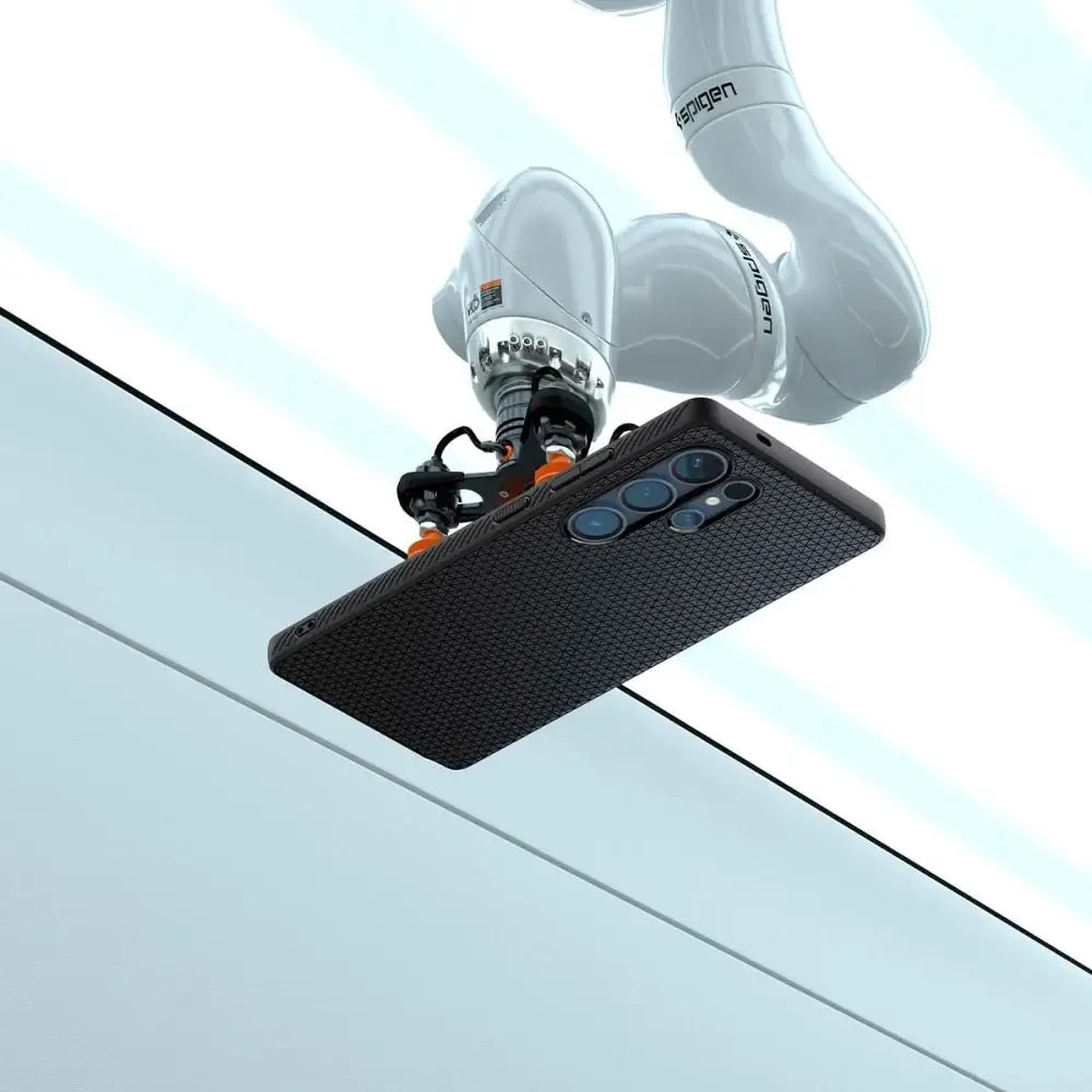 Husa de telefon pentru Samsung Galaxy S25 Ultra, Spigen, TPU, negru