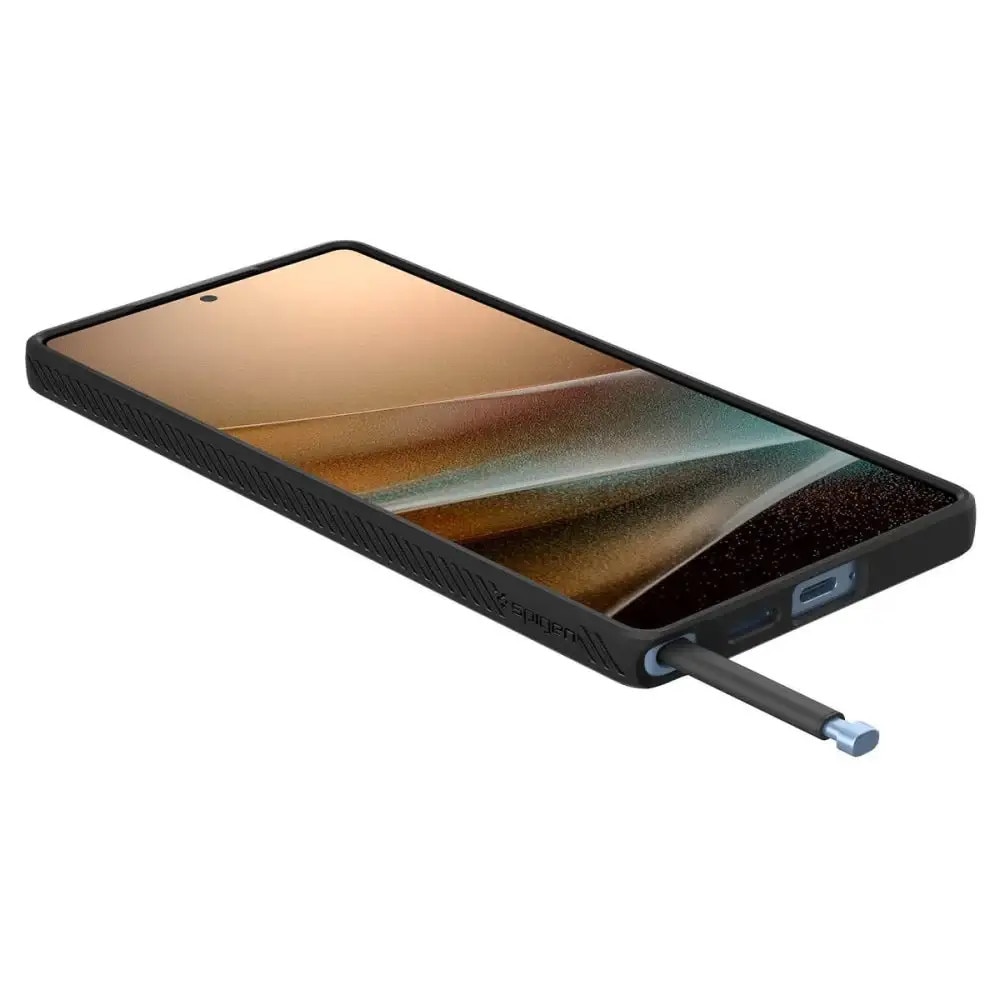 Husa de telefon pentru Samsung Galaxy S25 Ultra, Spigen, TPU, negru