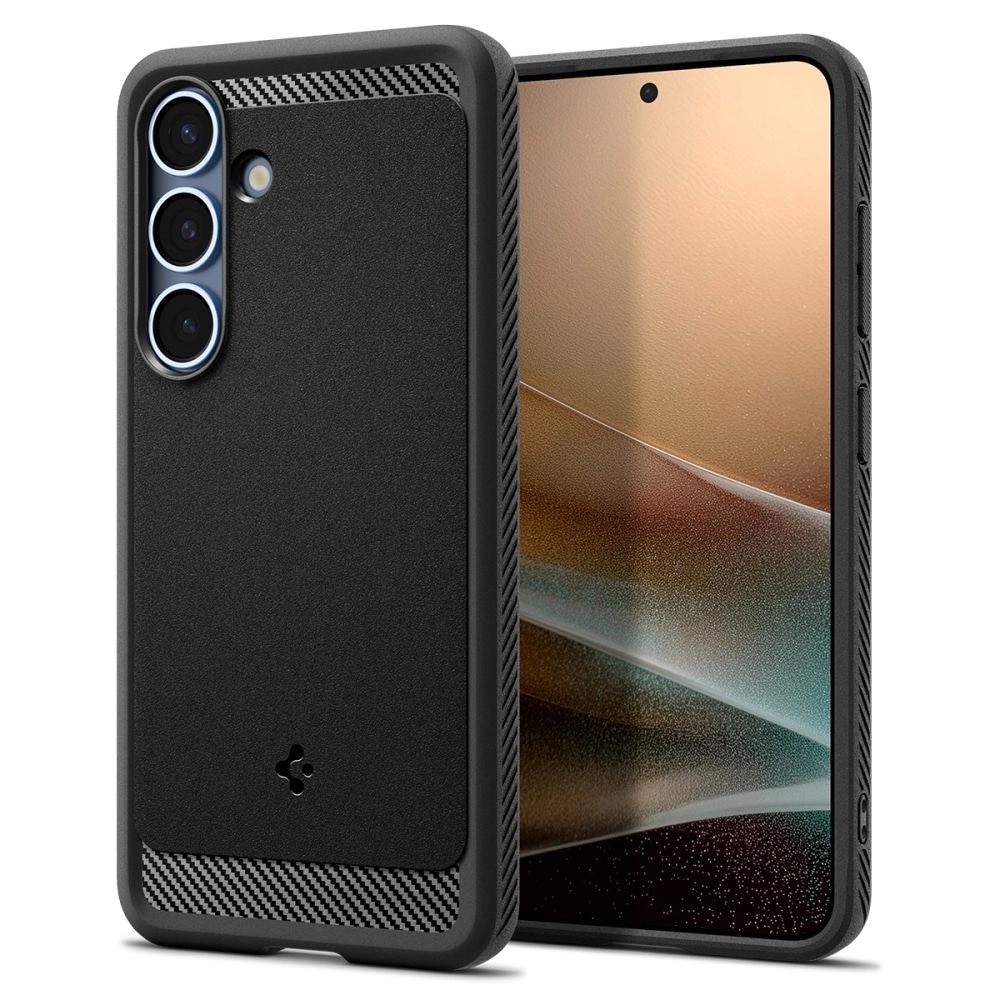 Husa, Spigen Rugged Armor Mag pentru Samsung Galaxy S25, Negru
