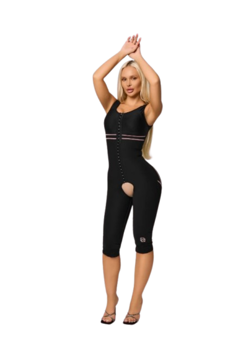 Следоперативен медицински корсет BBL - Етап 1 черен, размер S INTL