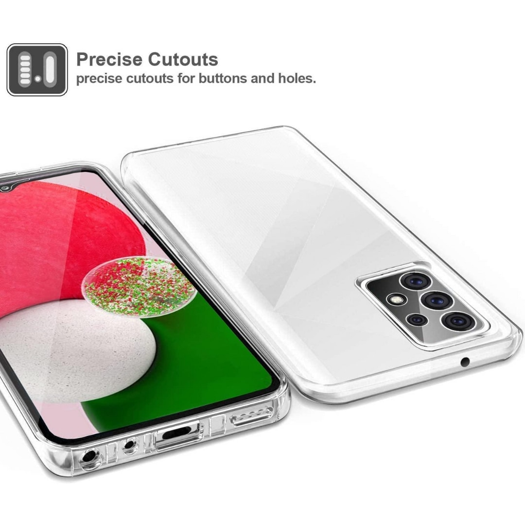 Husa de Protectie 360° GsmX, Compatibila cu Samsung Galaxy A53 5G, Protectie Totala (Fata-Spate), Transparenta