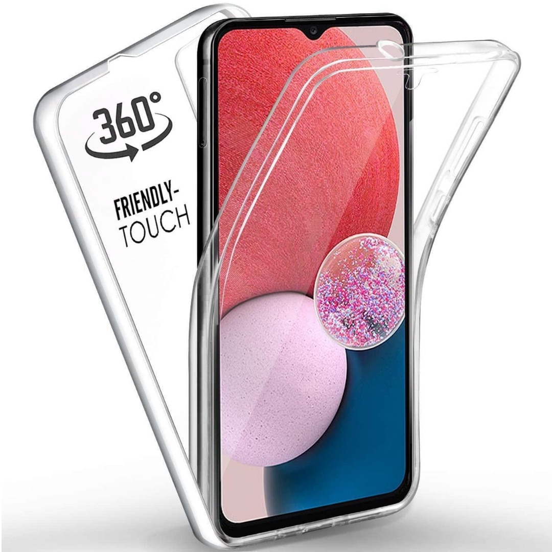 Husa de Protectie 360° GsmX, Compatibila cu Samsung Galaxy A53 5G, Protectie Totala (Fata-Spate), Transparenta