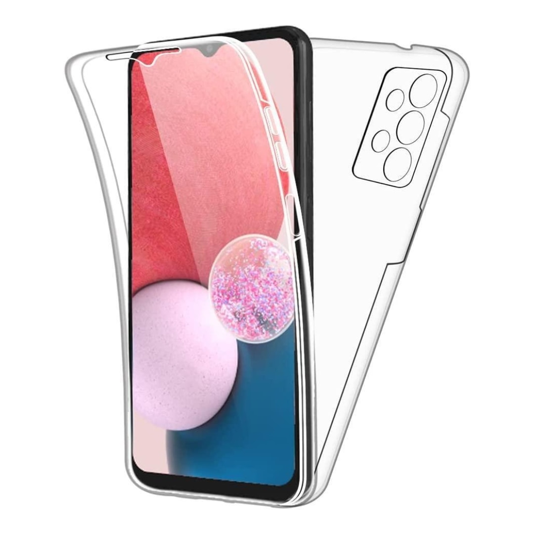 Husa de Protectie 360° GsmX, Compatibila cu Samsung Galaxy A53 5G, Protectie Totala (Fata-Spate), Transparenta