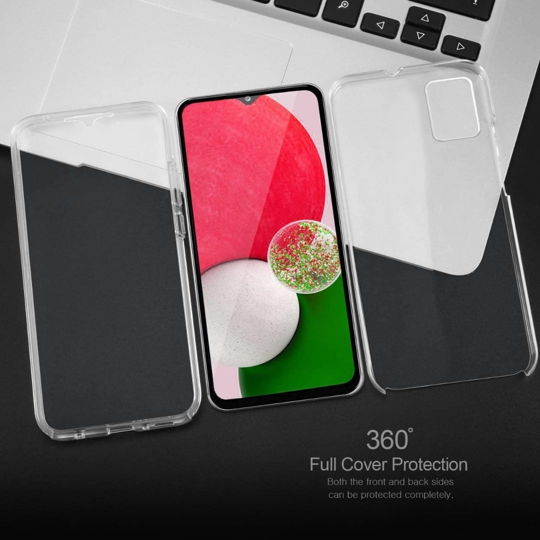 Husa de Protectie 360° GsmX, Compatibila cu Samsung Galaxy A53 5G, Protectie Totala (Fata-Spate), Transparenta