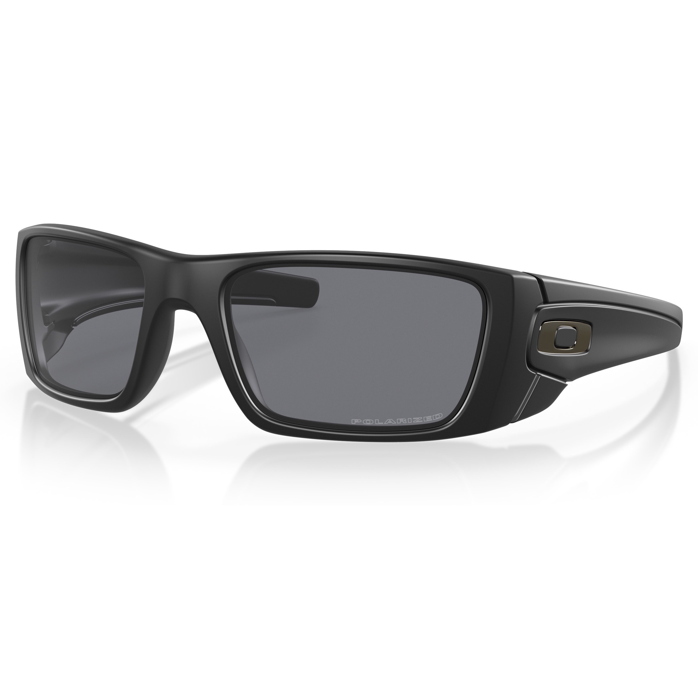 Oakley, Ochelari de soare polarizati Wrap, Negru, 60-19-133