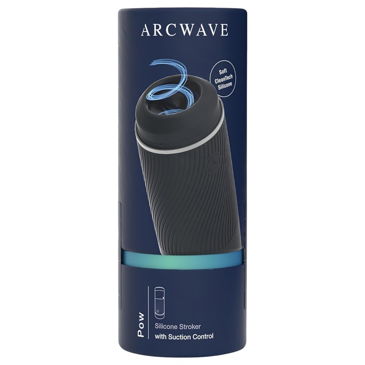 Masturbator manual cu aspiratie, Arcwave, negru