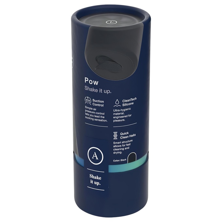 Masturbator manual cu aspiratie, Arcwave, negru