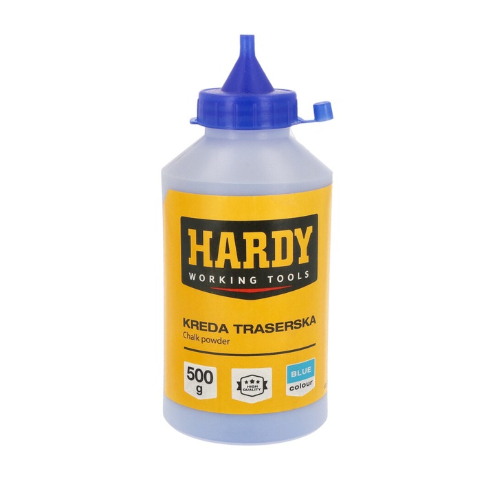 Vopsea cu creta pentru marcat Hardy, albastra, 500g