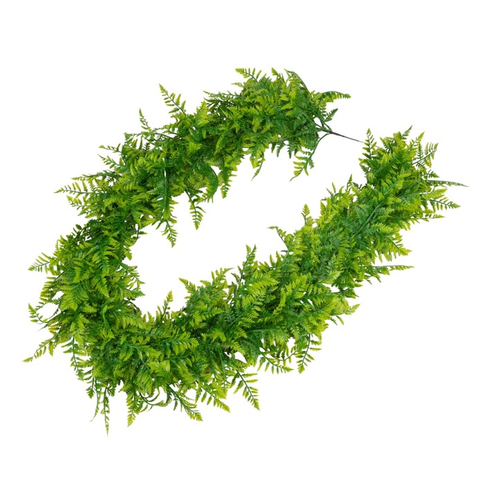 Гирлянд, тип папрат, Naimeed D6946, изкуствен, декоративен, 160 см, зелен