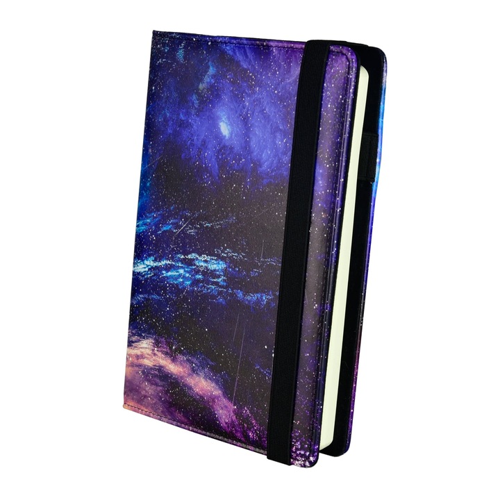 Agenda zilnica, Nan, model cosmos, 374 pagini, 3 semne de carte, A5