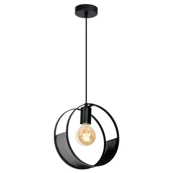 Szpak Loft Hydra függőlámpa, fekete fém, 1 fénypont, IP 20