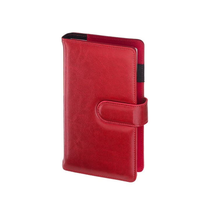 Agenda B6, Nan, rosu, cu inchidere magnetica, 336 pagini, cu inlocuire a insertiei