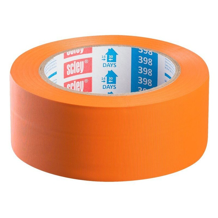 Védőszalag, PVC, Scley 38mm x 33m, UV álló, könnyen használható