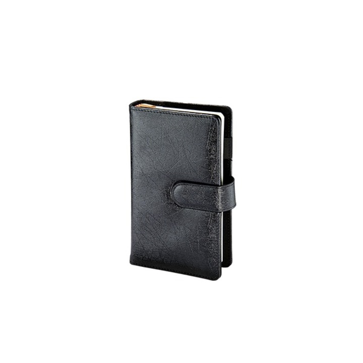 Agenda saptamanala Nan, A6, 128 pagini, hartie chamois, neagra
