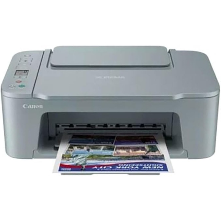 Мултифункционален принтер Canon PIXMA TS3752i, мастиленоструен цветен безжичен, A4, печат, копиране, сканиране, съвместим с план за печат на PIXMA, идеален за снимки без полета и домашен печат