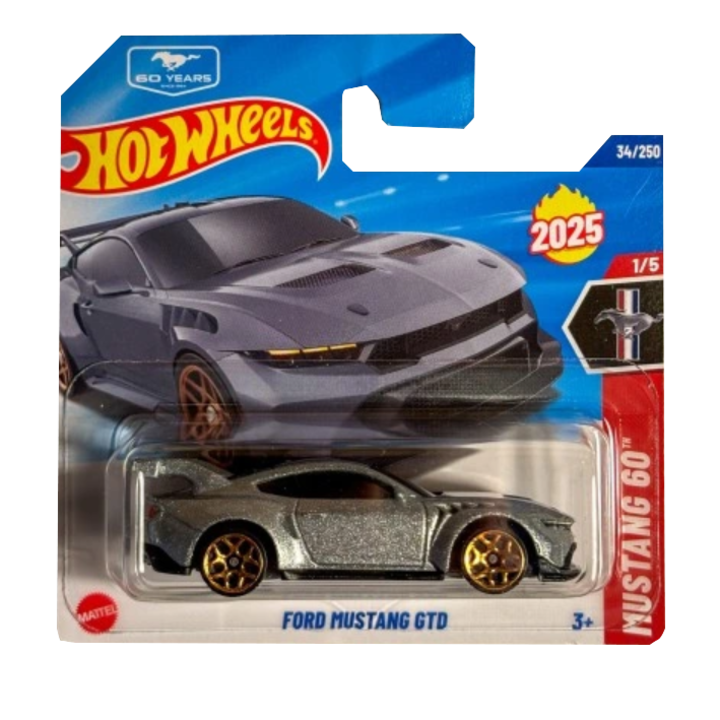 Кола Hot Wheels, Ford Mustang GTD, 2025 г., 1:64