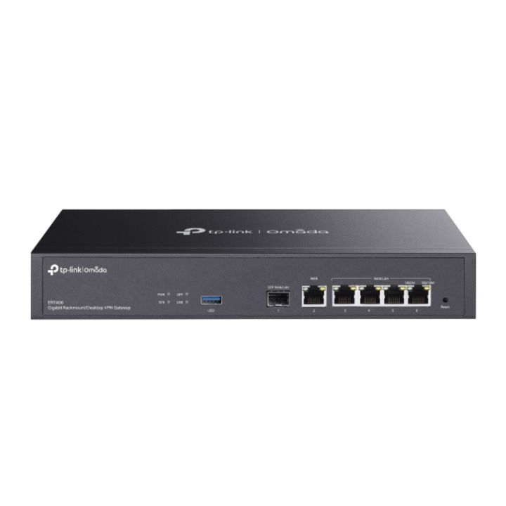 Router TP-LINK Rackmount/Desktop wired Gigabit, 1 Gigabit SFP WAN + 4 Gigabit LAN + 1 WAN/LAN