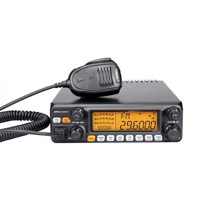 Радиолюбителска станция PNI Jopix AT-5555N II, AM, FM, SSB 10M CW TRX 28-29.7 MHz, VOX, Roger Beep, 13.8V