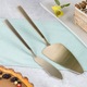Комплект шпатула и нож за торта, Excellent Houseware, неръждаема стомана, злато