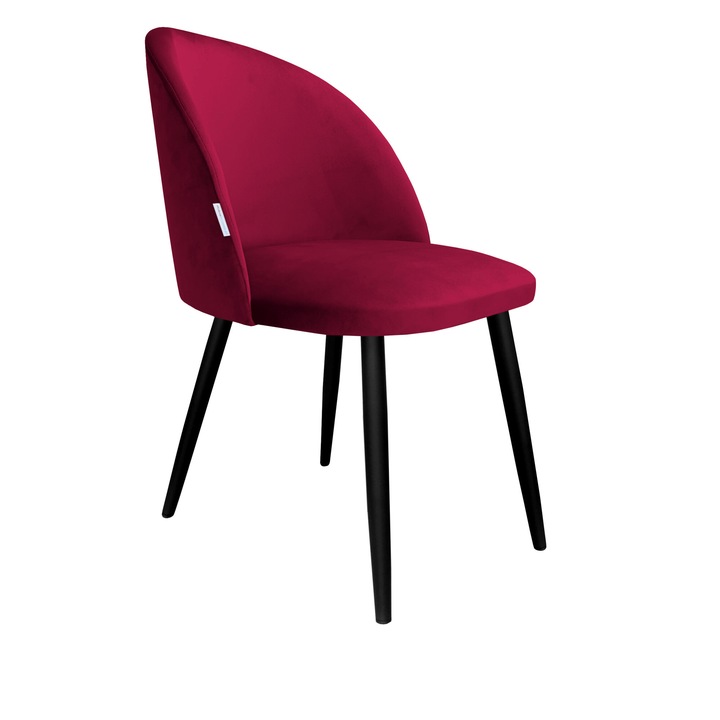 Atos Colin szék, piros, MAGIC VELVET anyagú, méretei 76x49x57cm, 1 db-os készlet.