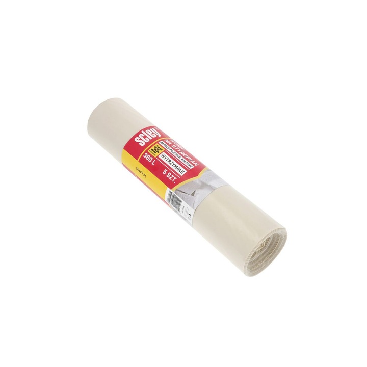 Торби за почистване, Scley, 360 л, 5 броя, 45 мм