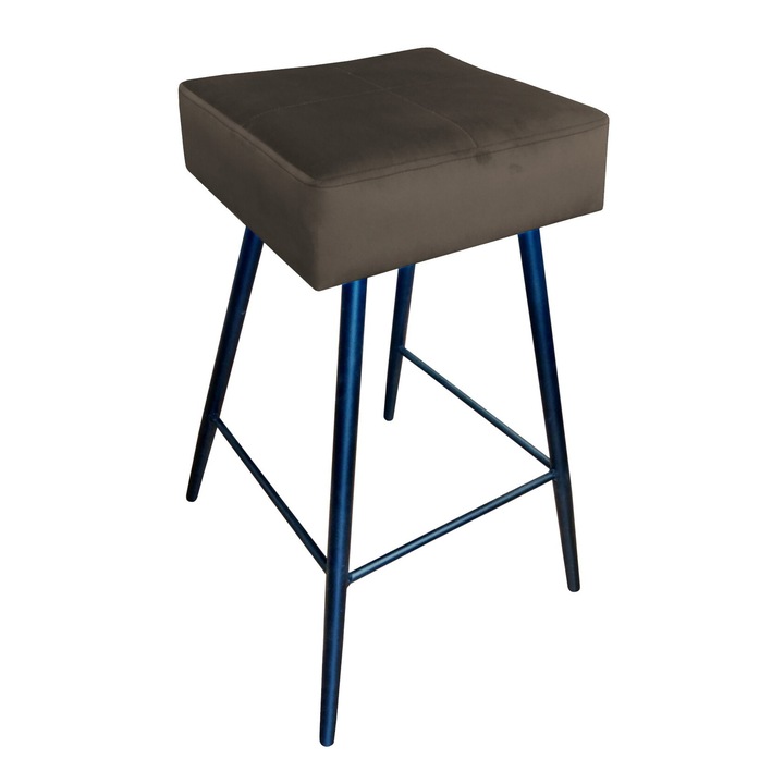 Бар стол Atos, тъмнокафяв, 70см, метал