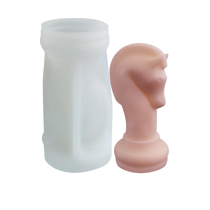 Forma siliconica pentru lumanari, TopWosk, sah, 89x42x40mm