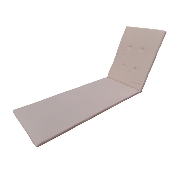 Perna sezlong Confort, mocca, 190 x 56 x 3 cm