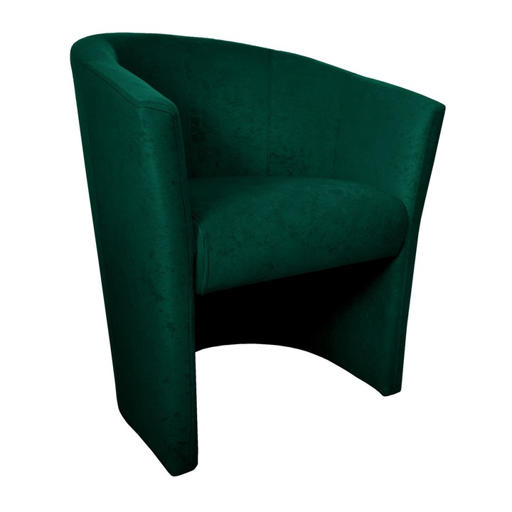 CLUB mikroszálas fotel 9 zöld üveg